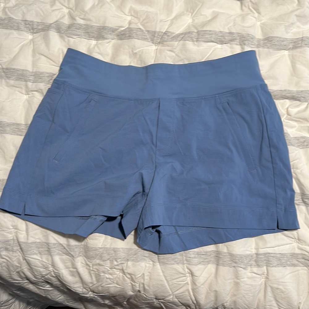 Blue Athleta shorts